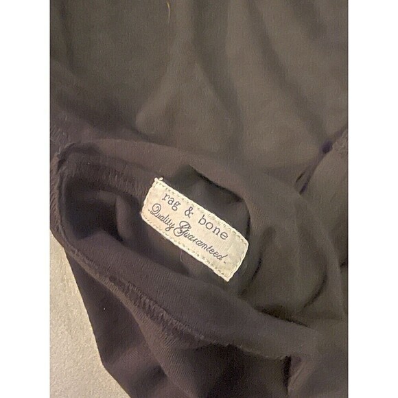 Rag and Bone Jean  Sz XS Essential Sleeveless Crew Neck Black Tank Top Women’s - Picture 4 of 7